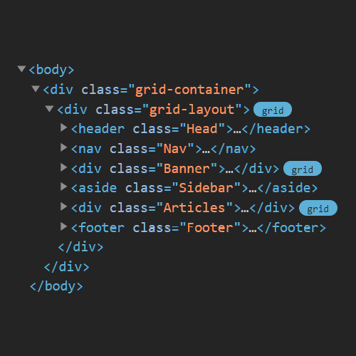 an example of html code