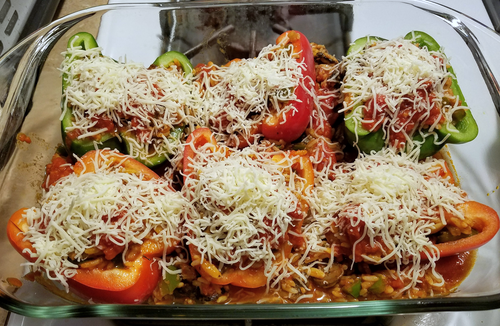 unbaked stuffed peppers
