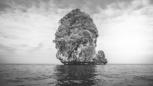 an island in thailand in open waters