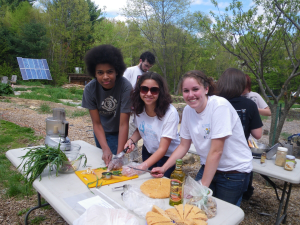 a group of people at an event